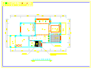 鑒湖景園室內裝修CAD平面設計解析