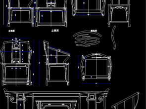 中式禪意家具CAD圖庫設計——編號19178941平面圖解析與應用
