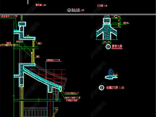 超全精品中式構件牌坊CAD詳圖設計平面圖下載指南